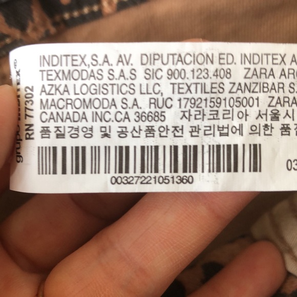 Zara Léopard Skinny Jeans - Picture 6 of 6